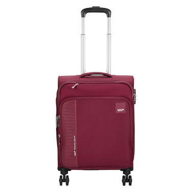 فيب زودياك عربة أمتعة  ذات 8 عجلات، لون عنابي، 55 سم