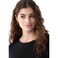 تكس تيشيرت نسائي واسع، أسود، مقاس متوسط، I764593
