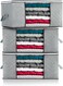 Large Storage Bag 3PCS 90L Blanket Storage Bag with A Lid and Handle