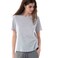 Tex Women Plus T-Shirt, Grey, Triple Extra Large, I764593