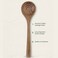 HomePro Slotted Round Acacia Wood Spoon