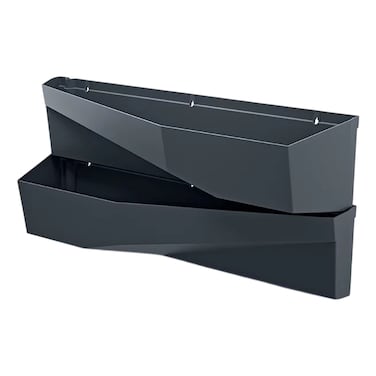 بروسبربلاست مجموعة  عمودية للحدائق، رمادي، 3 قطع