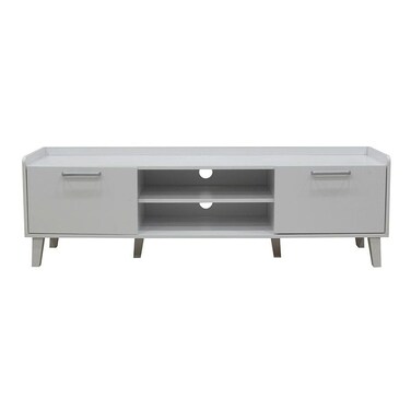 سوبريم وحدة تلفاز ببابين حتى 65 بوصة - لون أبيض