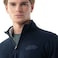 Tex Men Regular Fit Performance Sweatshirt, Navy, S, I274833