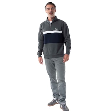 Tex Men Regular Fit Performance Sweatshirt, Khaki, 3XL, I274826