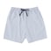 Tex Men Striped Pajama Shorts Set, Sky, Small