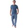 Tex Men Checked Pajama Pants,  Chrome Blue, XL