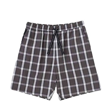 Tex Men Plain Pajama Shorts Set,  Anthracite, Small