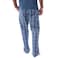 Tex Men Checked Pajama Pants,  Chrome Blue, Large