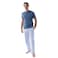 Tex Men Striped Pajama Pants,  Sky Blue, Medium