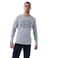 Tex Men Printed Long Sleeve Pajama Set,  Grey, XXL