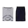 Tex Men Printed Long Sleeve Pajama Set,  Grey, Large