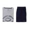 Tex Men Printed Long Sleeve Pajama Set,  Grey, 3XL