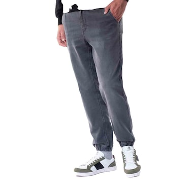 Tex Men Regular Fit Denim Pants,  Grey, XL