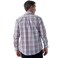 Tex Men Smartwear Regular Fit Checked Long Sleeve Shirt, Red, I274807, XL