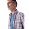 Tex Men Smartwear Regular Fit Checked Long Sleeve Shirt, Red, I274807, Small