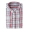 Tex Men Smartwear Regular Fit Checked Long Sleeve Shirt, Red, I274807, Large