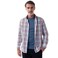 Tex Men Smartwear Regular Fit Checked Long Sleeve Shirt, Red, I274807, Large