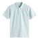 Tex Men Bio Solid Short Sleeve Polo T-Shirt,  Aqua, Large