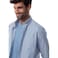 Tex Men Smartwear Regular Fit Checked Long Sleeve Shirt, Blue, I274807, 3XL