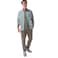 Tex Men Smartwear Regular Fit Checked Long Sleeve Shirt, Light Green, I274807, 3XL
