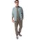 Tex Men Smartwear Regular Fit Checked Long Sleeve Shirt, Light Green, I274807, Large