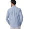 Tex Men Smartwear Regular Fit Checked Long Sleeve Shirt, Blue, I274807, XXL