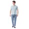 Tex Men Bio Solid Short Sleeve Polo T-Shirt,  Aqua, 3XL