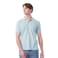 Tex Men Bio Solid Short Sleeve Polo T-Shirt,  Aqua, 3XL
