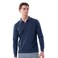 Tex Men Long Sleeve Polo T-Shirt,  Indigo, XL