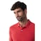 Tex Men Newcastle City Colorblock Long Sleeve Rugby T-Shirt,  Red, Small