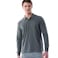 Tex Men Long Sleeve Polo T-Shirt,  Green, Medium