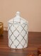 Gold Pattern Jar With Lid