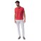 Tex Men Newcastle City Colorblock Long Sleeve Rugby T-Shirt,  Red, Medium