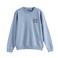 Tex Men Regular Fit Graphic Fleece Sweatshirt,  Light Blue, I275061, XXL