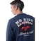 Tex Men Regular Fit Graphic Fleece Sweatshirt,  Indigo, I275061, Small