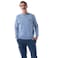 Tex Men Regular Fit Graphic Fleece Sweatshirt,  Light Blue, I275061, Medium