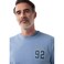 Tex Men Regular Fit Graphic Fleece Sweatshirt,  Light Blue, I275061, Large