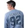 Tex Men Regular Fit Graphic Fleece Sweatshirt,  Light Blue, I275061, Large