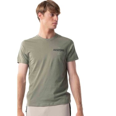 Tex Men Regular Fit Essential T-Shirt, Khaki, XXL
