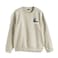 Tex Men Regular Fit Graphic Fleece Sweatshirt,  Grey Green, I275061, 3XL
