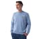 Tex Men Regular Fit Graphic Fleece Sweatshirt, Light Blue, I275061, 3XL