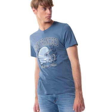 Tex Men Regular Fit Performance T-Shirt, Dark Blue, I275039, Large