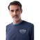 Tex Men Regular Fit Graphic Fleece Sweatshirt,  Indigo, I275061, XXL