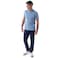 Tex Men Regular Fit Essential T-Shirt, Light Blue, Large