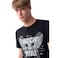 Tex Men Regular Fit Essential T-Shirt, Black, Small
