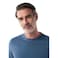 Tex Men Regular Fit Essential T-Shirt, Blue, Small