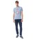 Tex Men Regular Fit Essential T-Shirt, Blue, Small