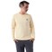 Tex Men Printed Long Sleeve Pajama Set,  Yellow, Small