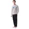 Tex Men Printed Long Sleeve Pajama Set,  Taupe, 3XL
